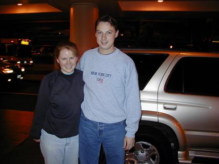Karen and Pete.  My travelling buddy, Pete and I.  Somehow we survived the two weeks without killing each other  :)<br>Location: <a href="https://www.google.com/maps/search/?api=1&query=33.94409,-118.40246" target="_new">LAX airport</a>